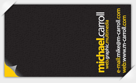 Mike Carroll - Business Card - Front